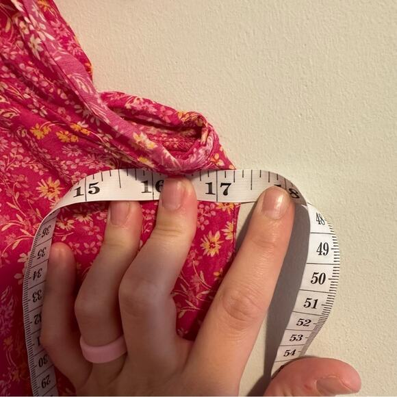 Xirena Pink Floral Cotton Silk Maxi Dress Small - Picture 8 of 12